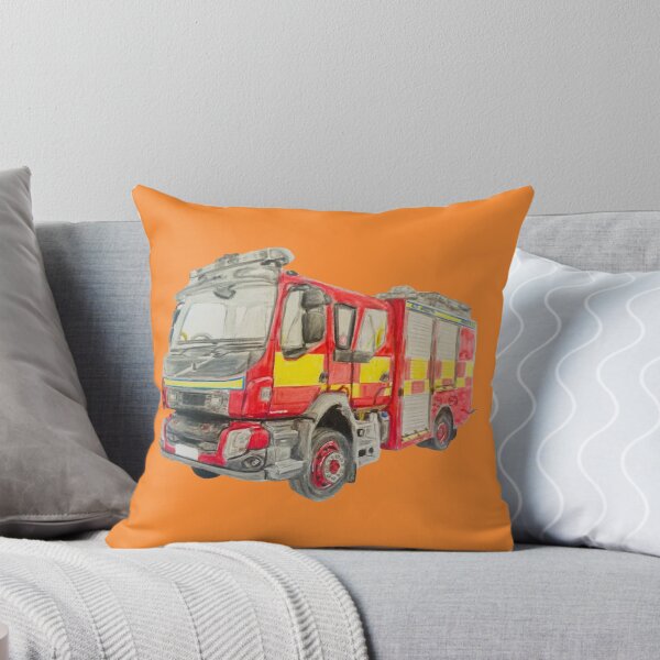 Item preview, Northern Ireland Fire truck cut out design designed and sold by Truck drawing art.