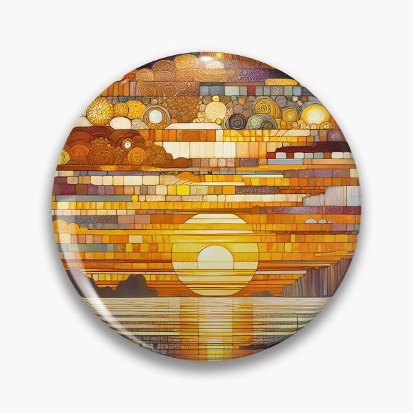 Item preview, Sunrise at the Edge of the World | Modern Tropical Wall Art﻿ designed and sold by Stoneflower-Art.