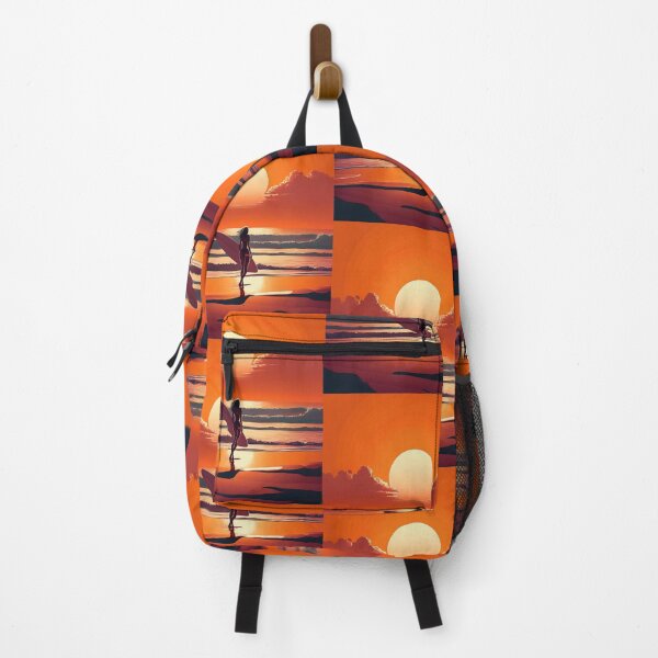 Item preview, Surfer girl between the waves at sunset beach designed and sold by Design your dreams.