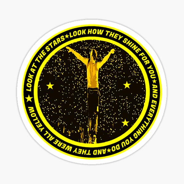 Artikel-Vorschau von Coldplay Yellow Lyrics, designt und verkauft von JOSIALOGAN.