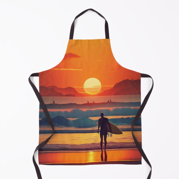 Item preview, Surfer boy on the sunny beach at sunrise designed and sold by Design your dreams.