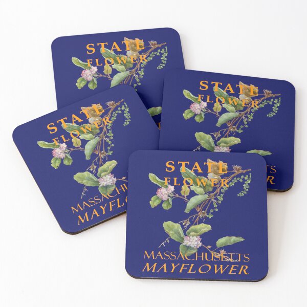 Item preview, Massachusetts Territory Flower The Mayflower Vintage Botanical designed and sold by taiche.