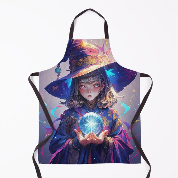 Item preview, Witch anime girl portrait art designed and sold by TheArtistOf2022.