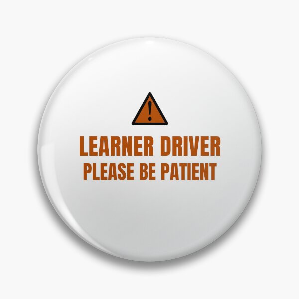Item preview, Student Driver - Please Be Patient - Learner Life (Burnt Orange Text) designed and sold by IgnitionWorks.