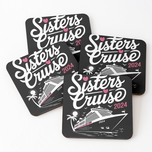 Item preview, Cute Sisters Cruise 2024 Sister Cruising Vacation Trip designed and sold by Nekusa.