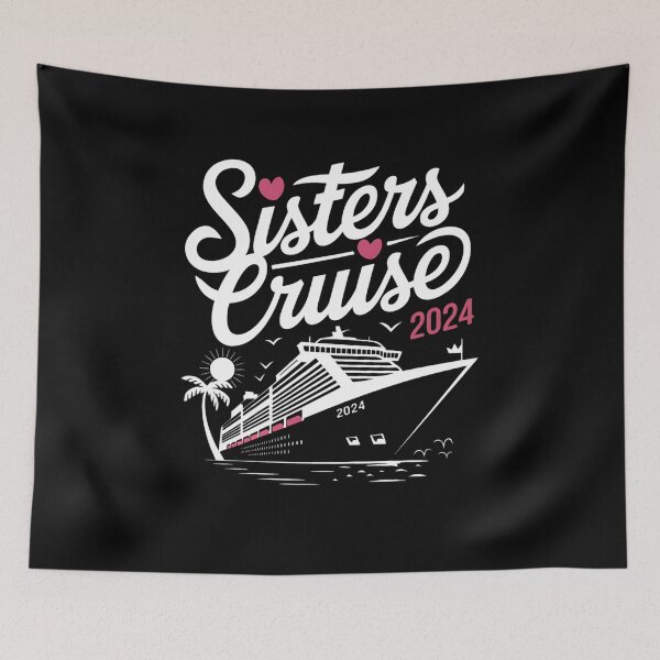 Item preview, Cute Sisters Cruise 2024 Sister Cruising Vacation Trip designed and sold by Nekusa.