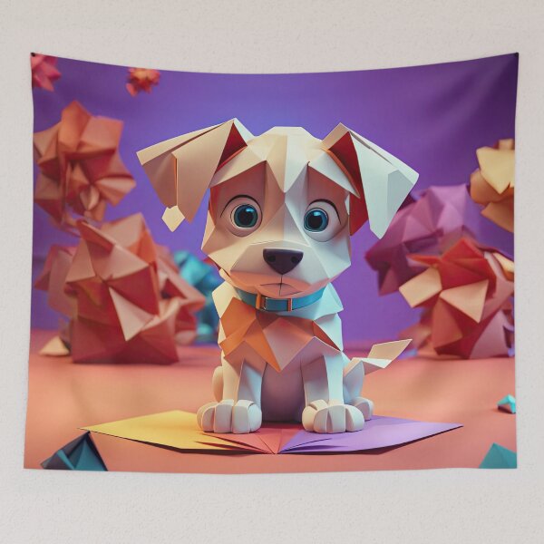 Item preview, Puppy folding origami designed and sold by Colin Bentham.