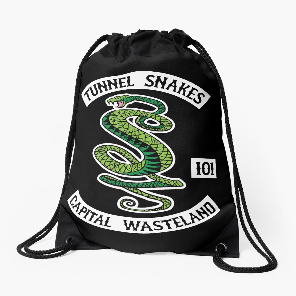 Tunnel Snakes - Capital Wasteland Drawstring Bag