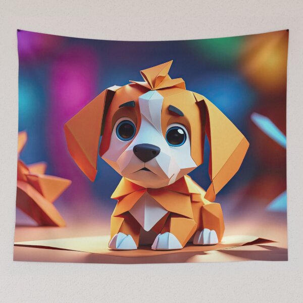 Item preview, Puppy folding origami designed and sold by Colin Bentham.