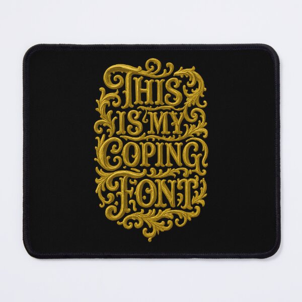 Item preview, Funny Mental Health Typography designed and sold by Shoot-The-Moon.