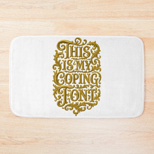 Item preview, Funny Mental Health Typography designed and sold by Shoot-The-Moon.