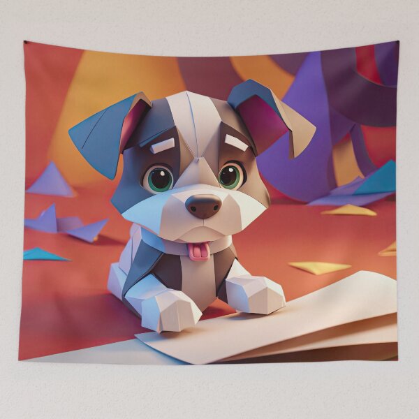 Item preview, Puppy folding origami designed and sold by Colin Bentham.