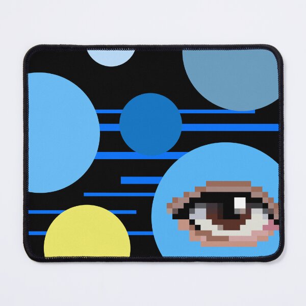 Item preview, Eyes blooming in silence. blue designed and sold by ofitra2.