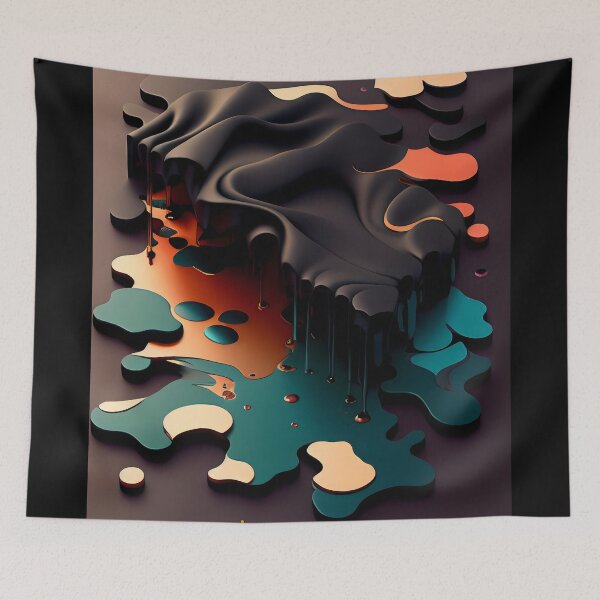 Item preview, Melting Paint Fusion designed and sold by ShadowAndSlate.