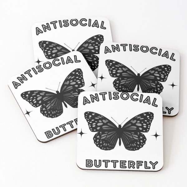 Item preview, Antisocial butterfly designed and sold by UrbanEdgeArt.