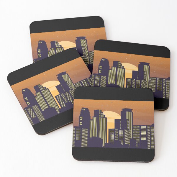 Item preview, Sunset Cityscape designed and sold by shekimaksuti.