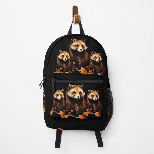Item preview, Warm-Colored Ferret Portrait | Autumn Colors designed and sold by UnhingedBird.