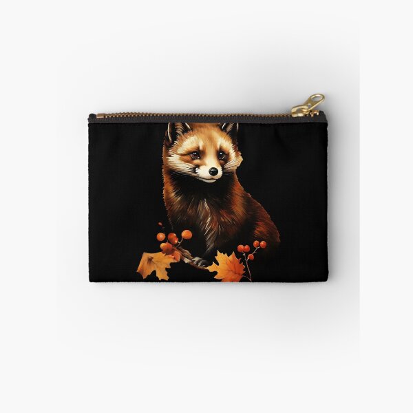 Item preview, Warm-Colored Ferret Portrait | Autumn Colors designed and sold by UnhingedBird.