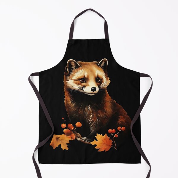 Item preview, Warm-Colored Ferret Portrait | Autumn Colors designed and sold by UnhingedBird.