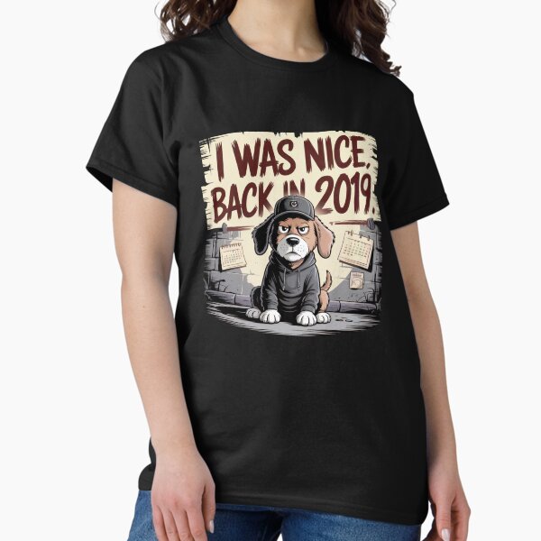 Item preview, I Will Not Yield To Disrespectful Men – I Was Nice Back In 2019 Dog Shirt designed and sold by Slavicsoul.
