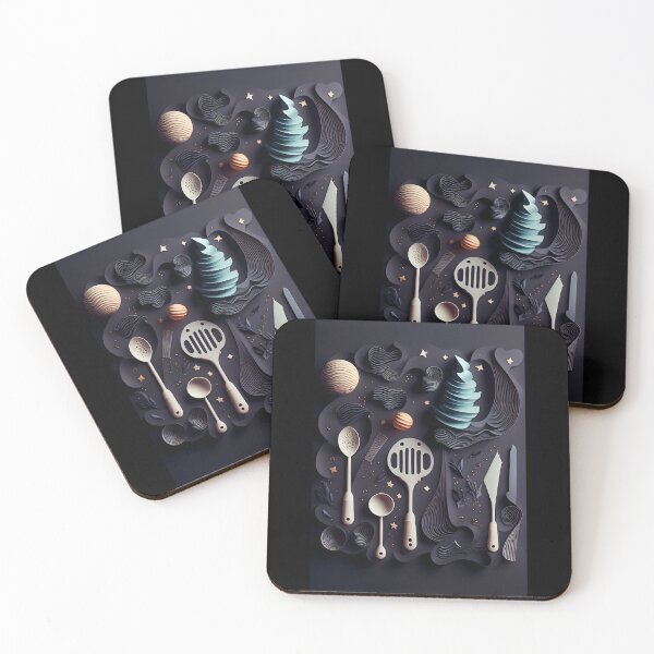 Item preview, Abstract Kitchen Symphony designed and sold by ShadowAndSlate.