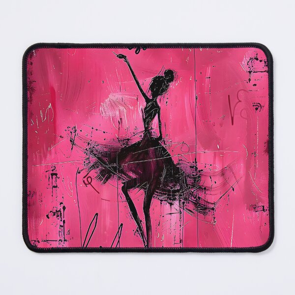 Item preview, Sheet Music Art Pink Ballerina designed and sold by ArtbyJustis.