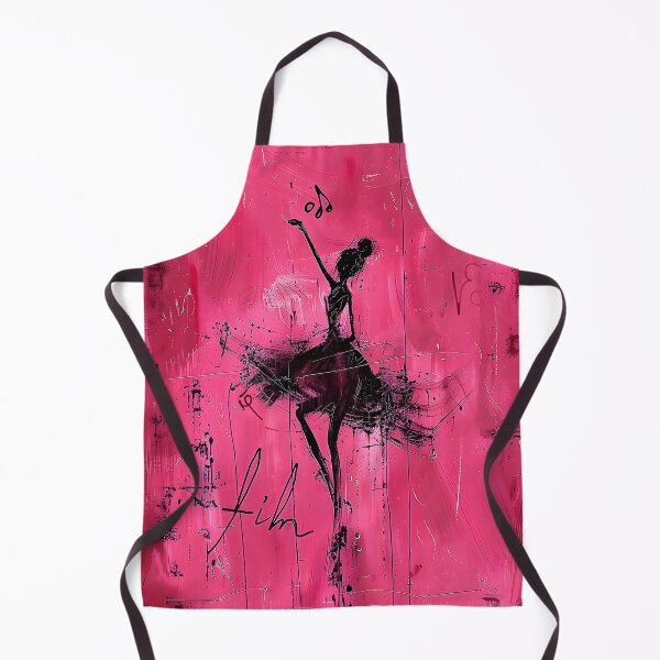 Item preview, Sheet Music Art Pink Ballerina designed and sold by ArtbyJustis.