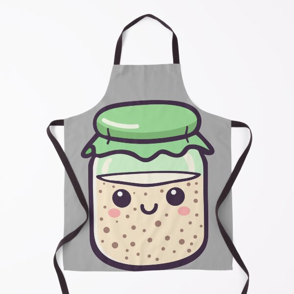 Item preview, Green Kawaii Bread Starter designed and sold by BRU Design.