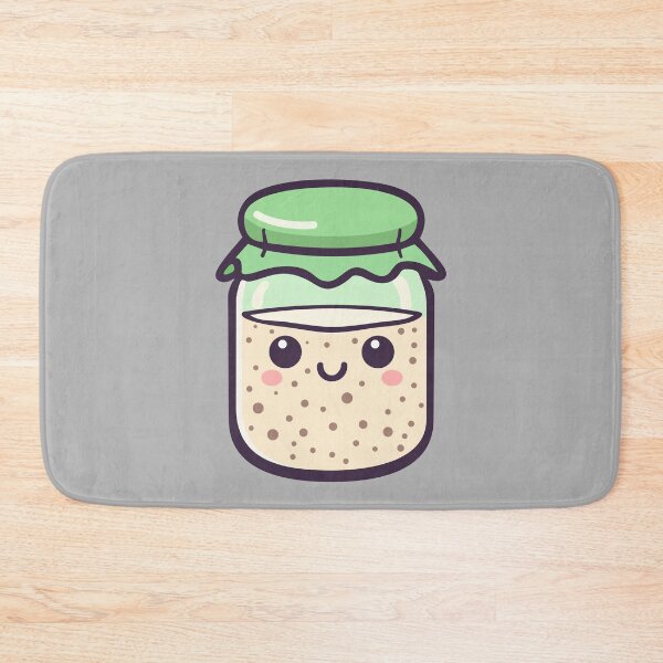 Item preview, Green Kawaii Bread Starter designed and sold by BRU Design.