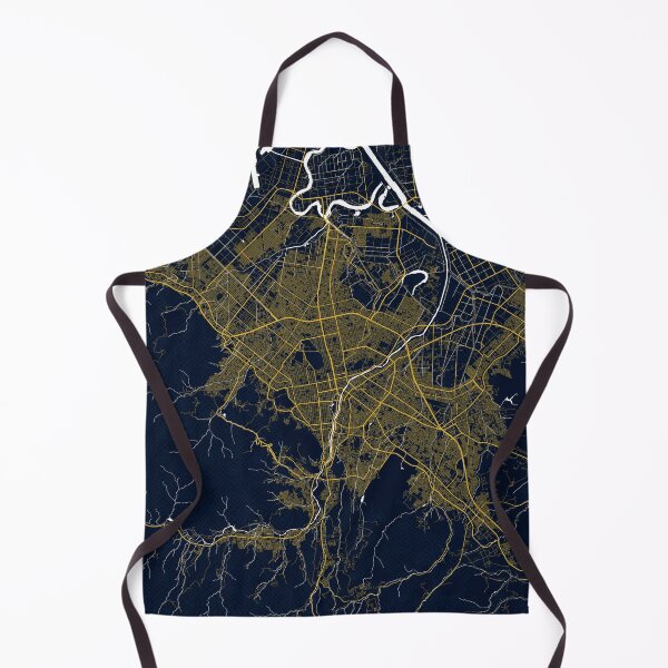 Item preview, Sapporo City Map of Hokkaido, Japan - Gold Art Deco designed and sold by deMAP.