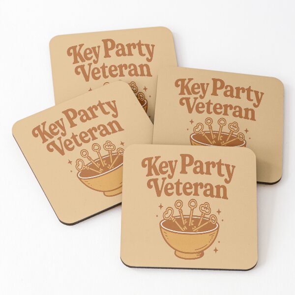 Item preview, Key Party Veteran designed and sold by WooHooHaus.