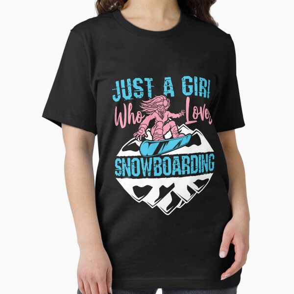 Item preview, Just A Girl Who Loves Snowboarding designed and sold by jaygo.