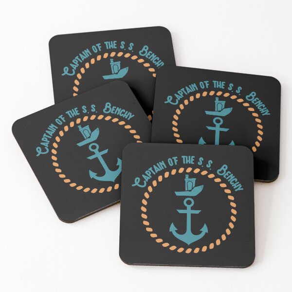Item preview, Benchy Captain Nautical Badge designed and sold by BRU Design.
