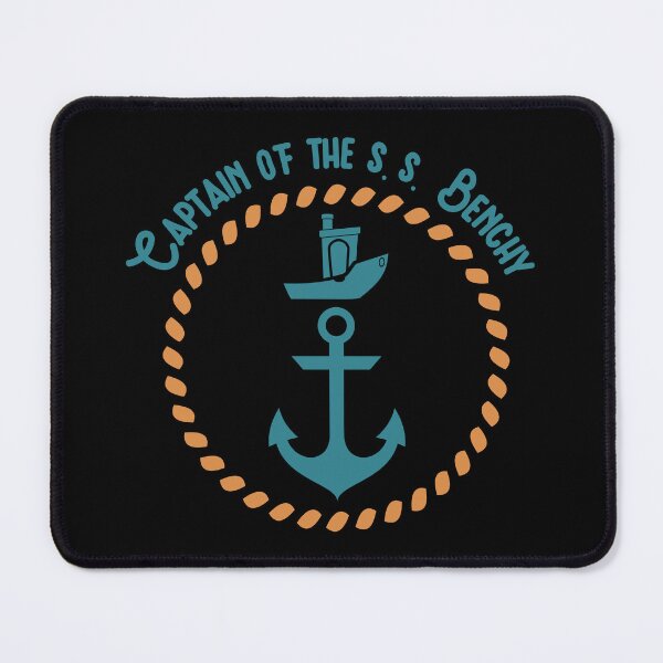 Item preview, Benchy Captain Nautical Badge designed and sold by BRU Design.