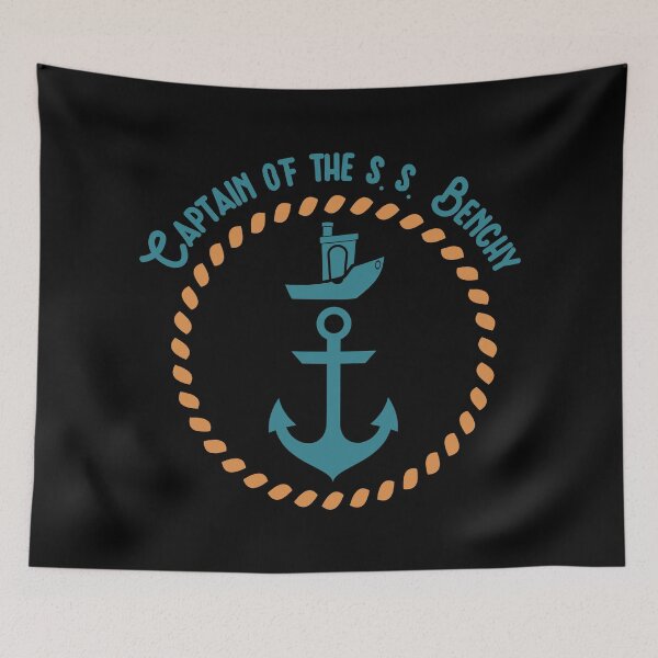 Item preview, Benchy Captain Nautical Badge designed and sold by BRU Design.