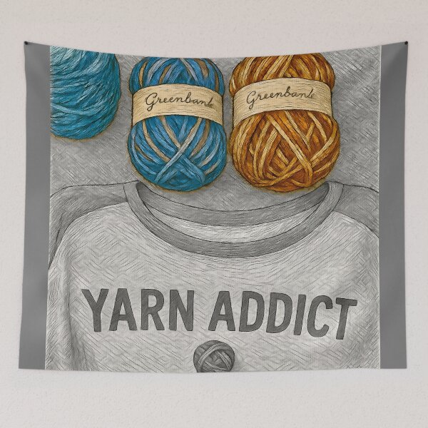 Item preview, Yarn Addict 1 designed and sold by BloomingbySJ.