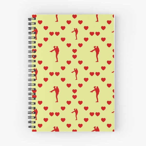 Item preview,  Baseball Pitcher Seamless Heart Pattern | Baseball Pitcher Seamless Heart Pattern | Silueta de lanzador de béisbol Patrón de corazón sin costura designed and sold by TheIconSmith.