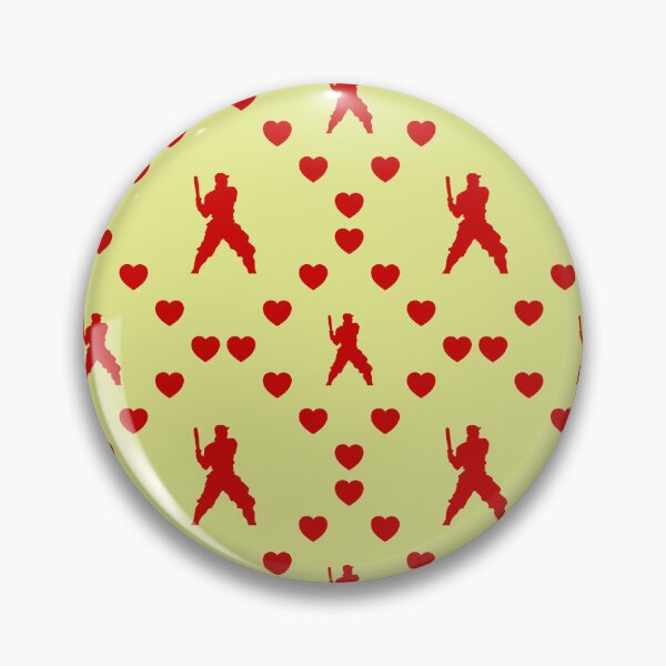 Item preview,  Baseball Player Clipart Seamless Heart Pattern | Baseball Player Clipart Seamless Heart Pattern | Jugador de béisbol Silueta Clipart Patrón de corazón sin fisuras designed and sold by TheIconSmith.