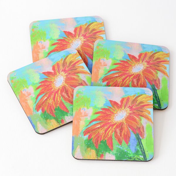 Item preview, Gerber daisy, Single flower designed and sold by SunnyBirdpaints.