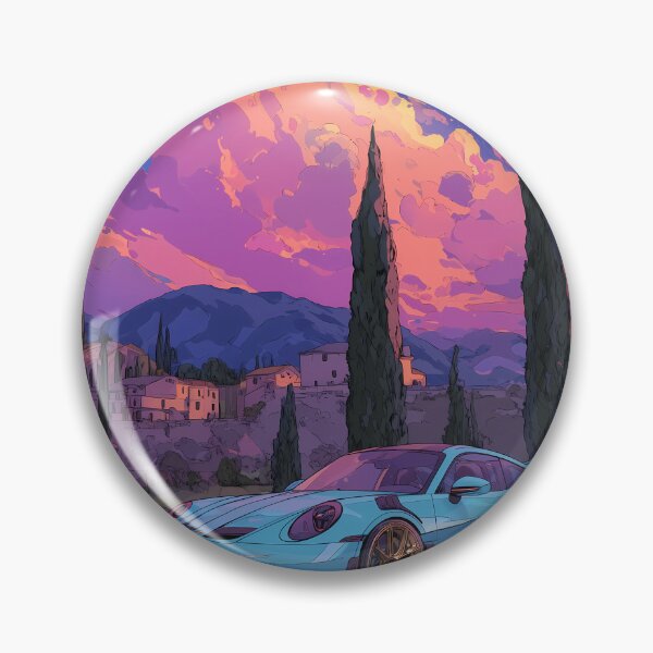 Item preview, Porsche GT3 RS Anime Landscape Art designed and sold by Torii Studio.