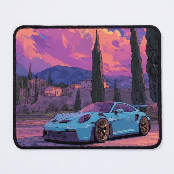 Item preview, Porsche GT3 RS Anime Landscape Art designed and sold by Torii Studio.