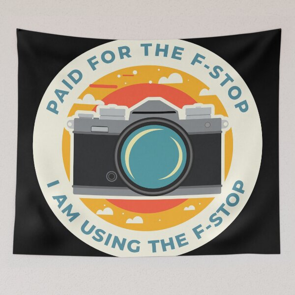 Item preview, Retro F-Stop Camera Badge designed and sold by BRU Design.