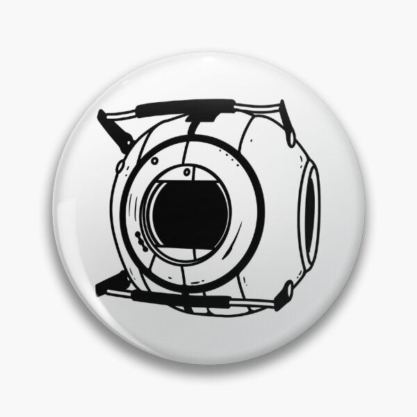 Item preview, Wheatley: Minimalist Portal Core Line Art designed and sold by LDBW.