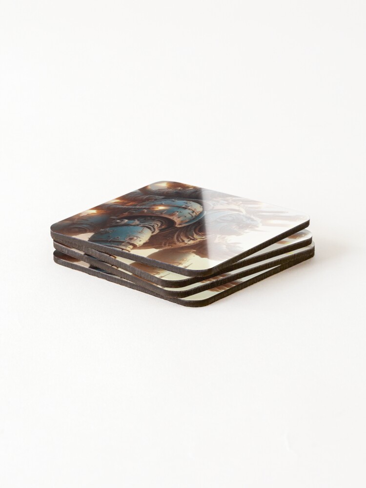 Thumbnail 4 of 5, Coasters (Set of 4), Doom Shell designed and sold by extrabutter.
