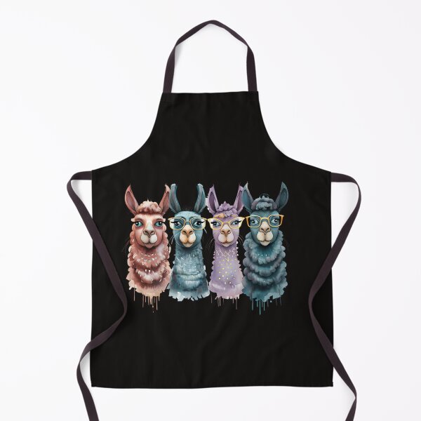Item preview, Quirky Llama Squad: Four Unique Personalities designed and sold by ArtisticDesignsbyLinda.