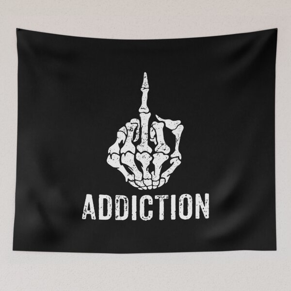 Item preview, Fuck Addiction - Anti Alcohol Drug Recovery Sobriety designed and sold by dantixebiana.