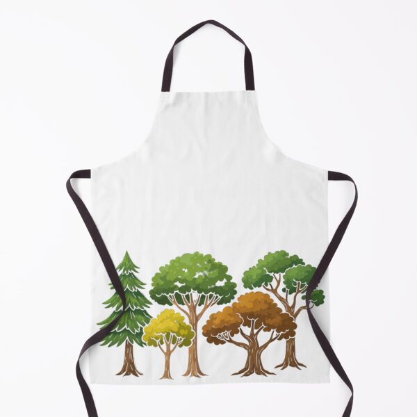 Item preview, Forest Dreams – Trees in watercolor look as digital illustration designed and sold by lialeaf.