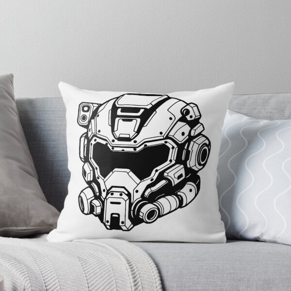 Item preview, Sci-Fi Pilot Helmet Minimalist Line Art designed and sold by LDBW.