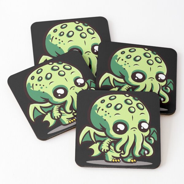 Item preview, Lime Kawaii Cthulhu Monster designed and sold by BRU Design.