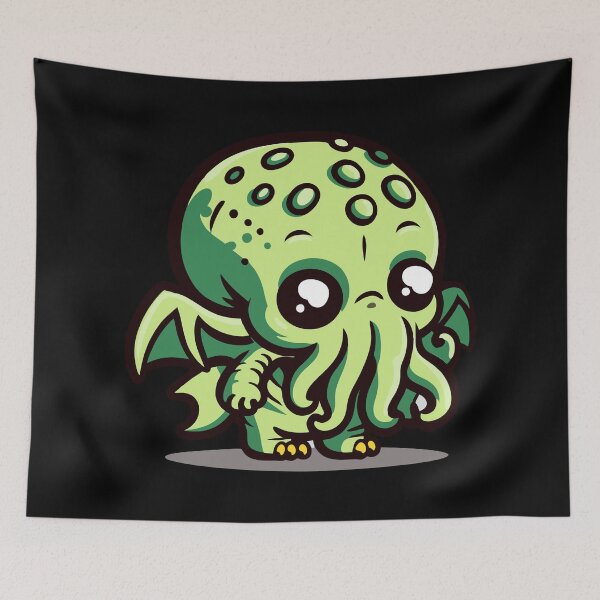 Item preview, Lime Kawaii Cthulhu Monster designed and sold by BRU Design.